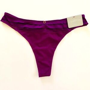 NWT Marie Jo L'Aventure Robbie Thong Panty Small Purple